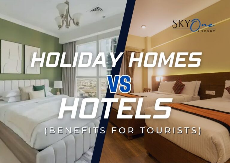 Holiday Homes vs. Hotels in Dubai (best Benefits for Tourists)